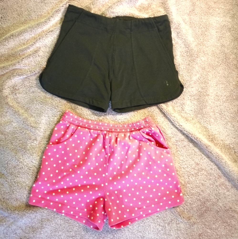 Girls M 2 Pockets Shorts Lot: Black, Minnie